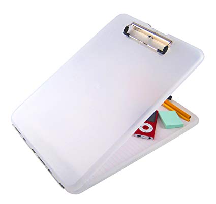 SAUNDERS (샌더스) SlimMate STORAGE CLIPBOARD (CLEAR)