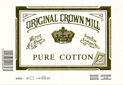 ORIGINAL CROWN MILL 카드 세트 코튼 화이트 40636