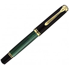 펠리칸 만년필 F 작은 녹색 줄무늬 스 베레 M800 정식 수입품