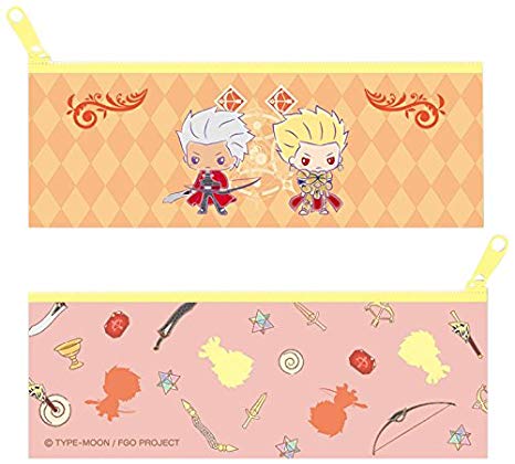 페이트 그랜드 주문 Design produced by Sanrio 필통 FGO 오렌지