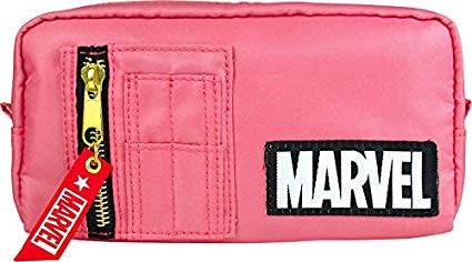 티즈 팩토리 MARVEL 마블 MA-1 펜 파우치 약 H11 × W20 × D6cm 핑크 폴리 에스테르 MV-5523368PK