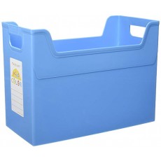 나 카바 야시 파일 박스 서류 수납 박스 A4 와이드 블루 후보 -TCW4KB 블루