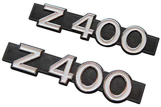 [424] Z400 엠블럼 2 장 세트 Z400FX 용 Z400-EMBLEM Z400-EMBLEM