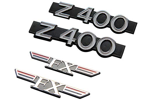 [426] Z400FX 사이드 커버 엠블럼 1 대분 세트 E1~ Z400FX-EMBLEMSET Z400FX-EMBLEMSET