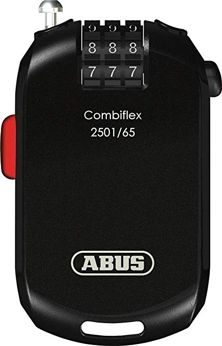 ABUS (아 부스) 다이얼 자물쇠 CombiFlex 2501/65 블랙 1.6mm / 65cm 1646000013