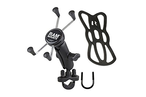 RAM MOUNTS (램 마운트) 마운트 세트 X 그립 & U 자형 핸들 바 클램프 패 블릿 용 밧줄있는 블랙 RAM-B-149Z-UN10U