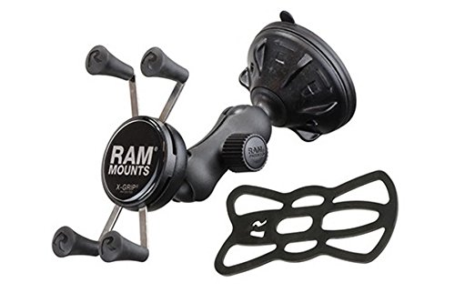 RAM MOUNTS (램 마운트) 마운트 세트 X 그립 & 석션 기본 세트 스마트 폰용 줄로 연결되어있는 블랙 RAP-B-166-2-UN7U