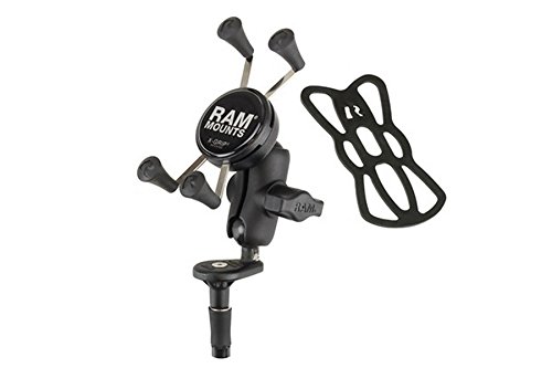 RAM MOUNTS (램 마운트) 마운트 세트 X 그립 & 시스템 ​​탑재 스마트 폰용 줄로 연결되어있는 블랙 RAM-B-176-A-UN7U