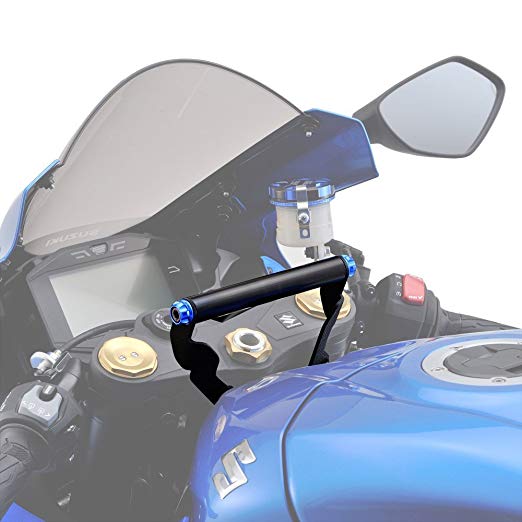 DAYTONA (데이토나) 차종별 멀티 바 홀더 GSX-R1000 (17) 캡 볼트 컬러 M8 블루와 함께 95895