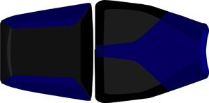 BAGSTER : Suzuki 시트 커버 NO.2161D 병행 수입품 dark blue / black / Lettering : white