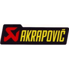 AKRAPOVIC (아 쿠라 뽀 뷔찌) 내열 소음기 스티커 90x26.5mm 폴리 P-HST3PO