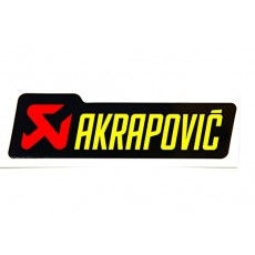 AKRAPOVIC (아 쿠라 뽀 뷔찌) 내열 소음기 스티커 180x53mm 알루미늄 P-HST1AL