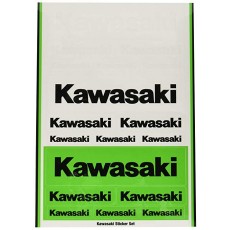 KAWASAKI (가와사키 정품 액세서리) Kawasaki 스티커 세트 14 J70100161