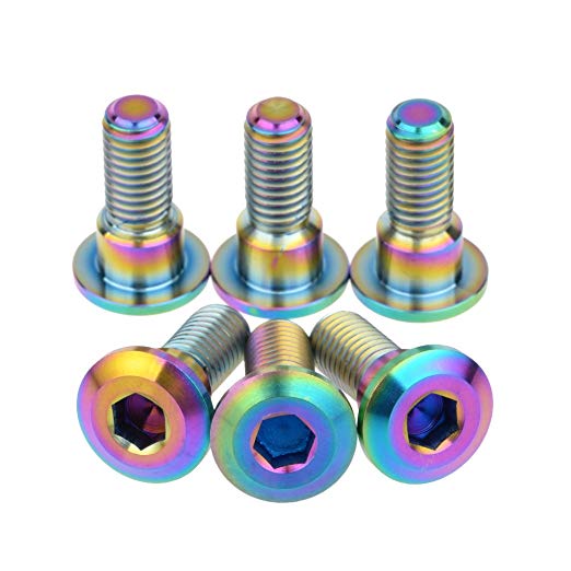 Dingtai 티타늄 M8 x 22mm 스즈키 GSXR 디스크 브레이크 로터 볼트 6 개 컬러