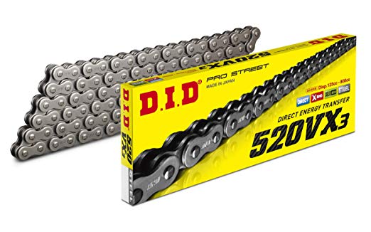 D.I.D (大同工業) 자전거 체인 코킹 조인트 부속 520VX3-110ZB STEEL (스틸) X- 링 이륜 오토바이 317665 STEEL (스틸)