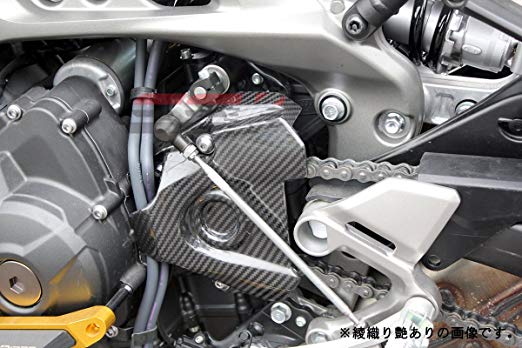 SSK 스프로킷 커버 드라이 카본 평직 윤기 있고 [YAMAHA MT-09 / MT-09 ABS / MT-09 TRACER (트레이서) CY00112PG