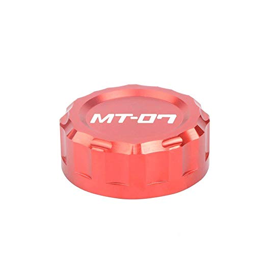 MT07 브레이크 마스터 캡 연애 알루미늄 오일 필러 캡 For YAMAHA MT07 2013 2014 2015 2016 2017 (레드) 오일 필러 캡 레드