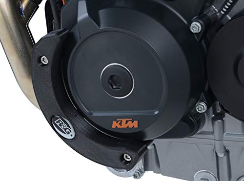 R & G (아르 디안) 엔진 케이스 슬라이더 왼쪽 블랙 KTM 790Duke (18-10) RG-ECS0128BK