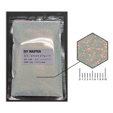 DIY MASTER 유리 색상 시리얼 (편광) 레드 x 그린 (화이트) 0.4mm 100g 레드 x 그린 (화이트)