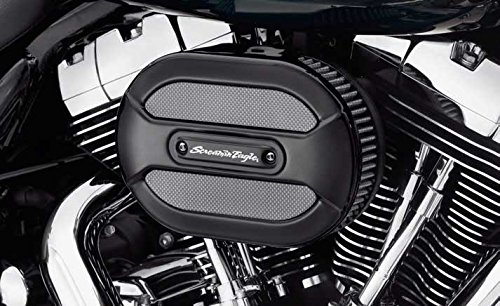 할리 데이비슨 / Harley-Davidson 스크린 민 이글 환기 엘리트 공기 청정기 커버 글로스 블랙 / 61300517 할리 부품 에어 클리너 커버 / EN