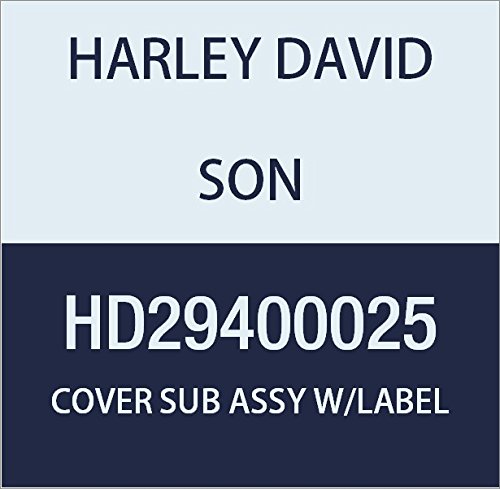 할리 데이비슨 (HARLEY DAVIDSON) COVER SUB ASSY W / LABEL, AIR CLEANER HD29400025