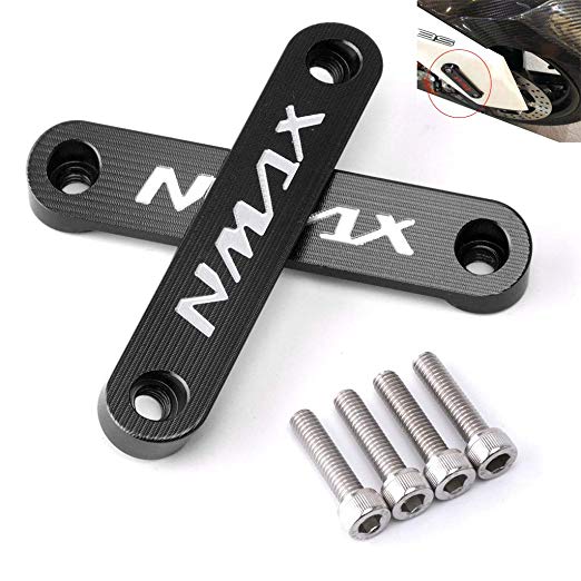 Kanoxbaiku 전 5 색 Yamaha 야마하 Nmax125 Nmax155에 적용 알루미늄 CNC 공예 프런트 펜더 프론트 포크 장식 장식 블랙 블랙