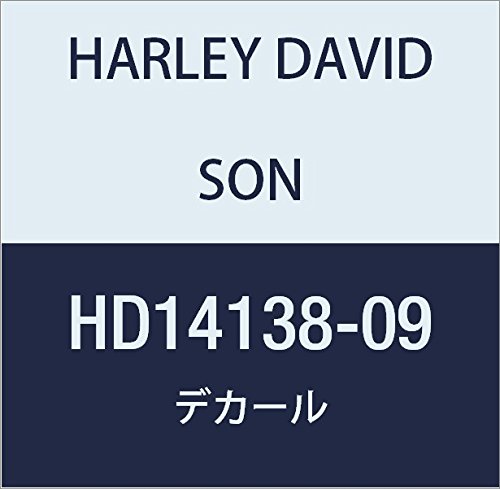 할리 데이비슨 (HARLEY DAVIDSON) DECAL, RH / SDCVR, BLACK / BLUE HD14138-09 BLACK / BLUE