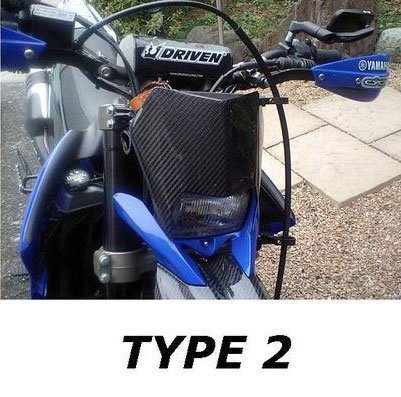 WR250R / X 카본 페이스 커버 TYPE2 em-wr250rx-cfc2