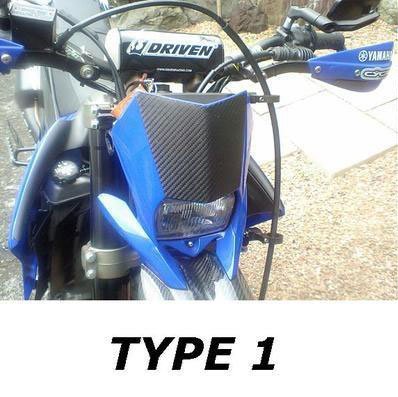 WR250R / X 카본 페이스 커버 TYPE1 em-wr250rx-cfc1