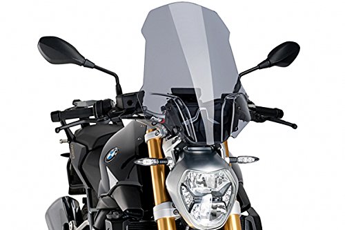 Puig 8165H NEW GENERATION LONG [SMOKE] BMW R1200R (15-) 푸치 스크린 카울 오토바이 오토바이 부품 SMOKE