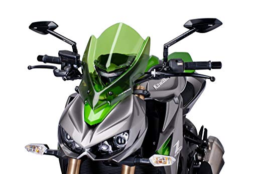 Puig (푸치) 자전거 용 스크린 카울 다크 스모크 NEW GENERATION LONG Kawasaki Z1000 (14-15) Puig 7514F