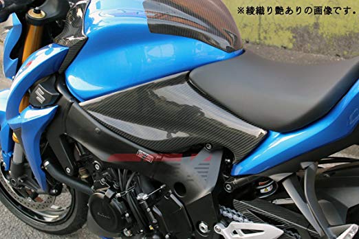 SSK 탱크 사이드 커버 좌우 세트 드라이 카본 아야 방직 윤기 있고 SUZUKI (GSX-S1000) (GSX-S1000F) CSU0606TG