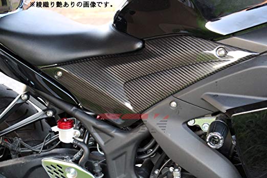 SSK 탱크 사이드 커버 좌우 세트 드라이 카본 능직 무광 YZF-R25 / R3 2015- CYA0603TM