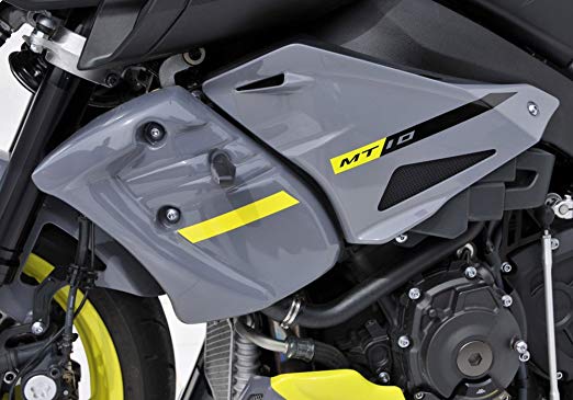 BODYSTYLE 라디에이터 사이드 커버 YAMAHA MT-10 2016-2017 그레이 | 6529618 | 4251233332703 6529618