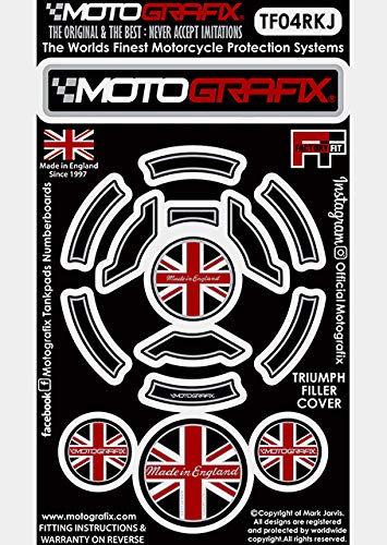 MOTOGRAFIX (모토 그래픽) FUEL CAP KIT TRIUMPH Tiger / Explorer / 765 (18-10) 유니온 잭 style / 블랙, 