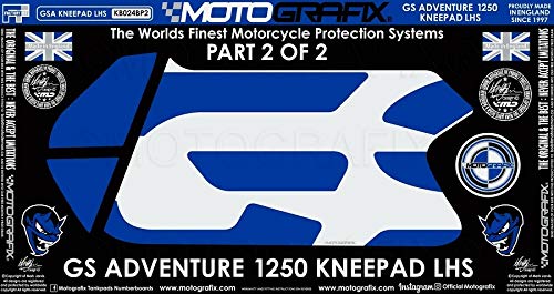 MOTOGRAFIX (모토 그래픽) KNEE BODY PAD 왼쪽 BMW R1250GS Adventure (19-) (Rallye HP Special Editio