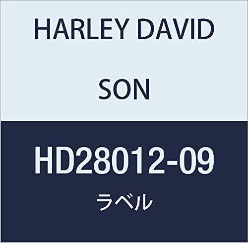 할리 데이비슨 (HARLEY DAVIDSON) WARN LABEL A-C, CHRM / BLK LTR HD28012-09