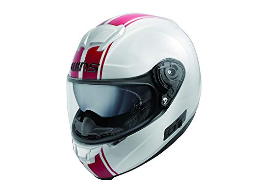 윈즈 재팬 [WINS JAPAN] FF-COMFORT GT STRIPE 화이트 × 레드 XL 680 풀 페이스 헬멧