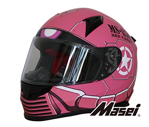 MASEI HELMETS 로보헤루 850 풀 페이스 헬멧 (마정) 매트 핑크 L MA-850-PK-L