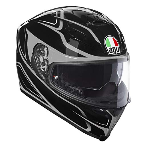 AGV (에지부이) K-5 S-020-MAGNITUDE BLACK / SIL M (57-58cm) 아시아 맞는 공도 주행 가능 이너 바이저 사양 004192HF