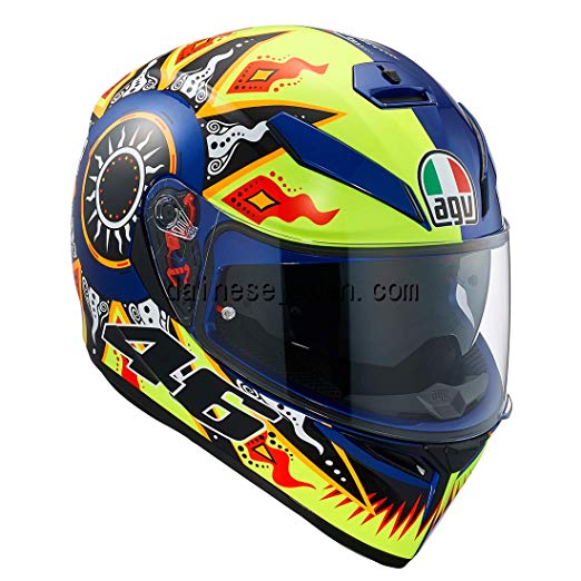 AGV (에지부이) K-3 SV 012-ROSSI 2002 M (57-58cm) 아시아 맞는 공도 주행 가능 이너 바이저 사양 030190E0