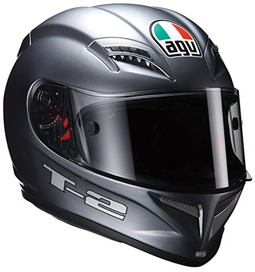 AGV (에지부이) 헬멧 T-2 티타늄 그레이 M 57-58cm 풀 페이스 티타늄 그레이