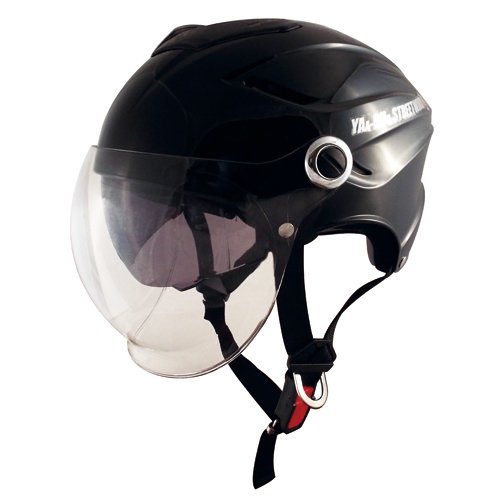 TNK 이너 바이저 방패 하프 형 헬멧 STR-W BT 블랙 FREE (58-59㎝) 51187 블랙