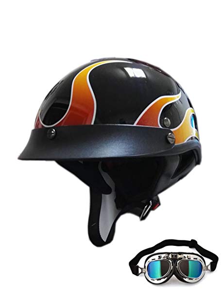 (Grace) 6 色可 선거 자전거 헬멧 여름용 하프 헬멧 반 모자 헬멧 (L, 블랙) 블랙