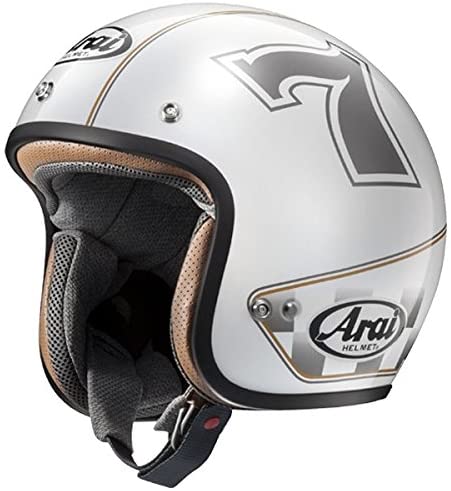 아라이 (ARAI) 오토바이 헬멧 제트 CLASSIC MOD CAFE RACER 화이트 55-56 S 화이트