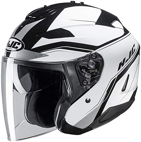 HJC (에이치 제이씨) 오토바이 헬멧 제트 화이트 (MC10) (사이즈 : S) IS-33II KORBA (콜바) HJH159