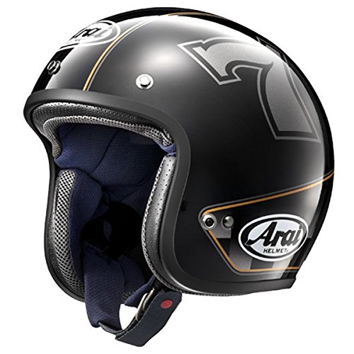 아라이 (ARAI) 오토바이 헬멧 제트 CLASSIC MOD CAFE RACER 블랙 59-60 L 블랙