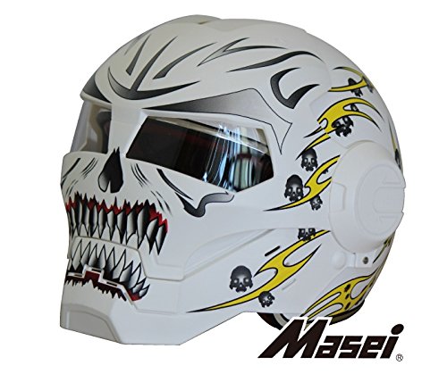 Masei 제트 헬멧 HARDES610 YELLOW / WHITE L Masei (마정) MA-610H-MWY-L