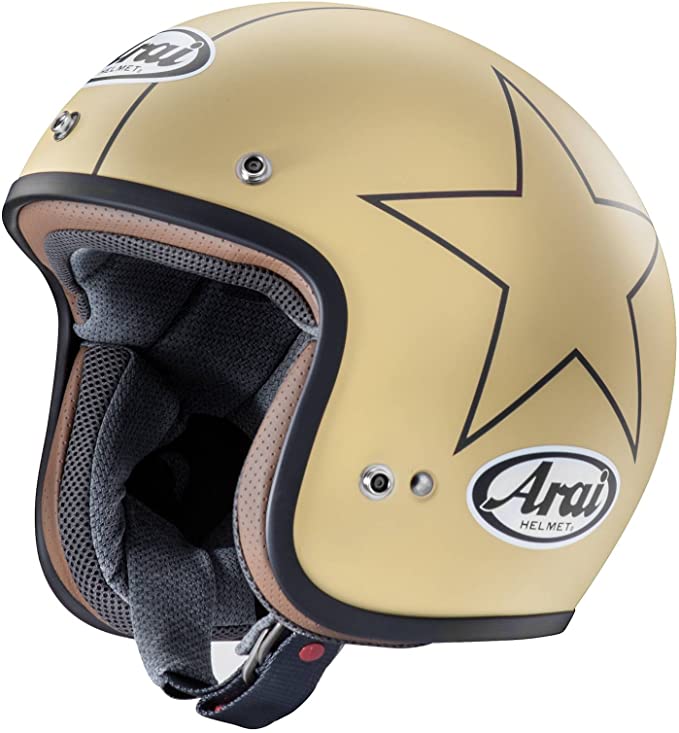 아라이 (ARAI) 오토바이 헬멧 제트 CLASSIC MOD MOD STARS CAMEL 59 스타즈 카멜 59cm ~ 60cm