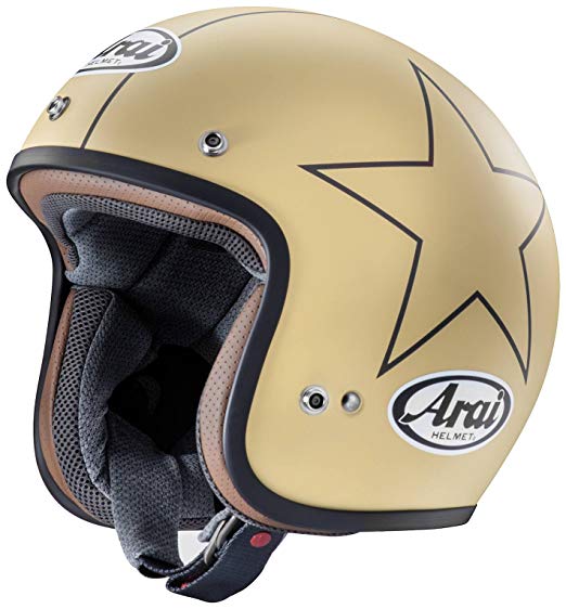 아라이 (ARAI) 오토바이 헬멧 제트 CLASSIC MOD MOD STARS CAMEL 61 스타즈 카멜 61cm ~ 62cm